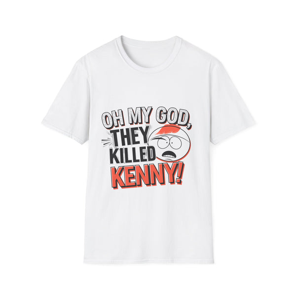 Funny Unisex Softstyle T-Shirt - "Oh My God, They Killed Kenny!"