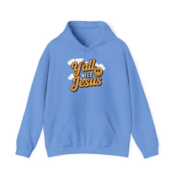Y'all Need Jesus Unisex Heavy Blend Hooded Sweatshirt - Faith-Inspired Cozy Wear