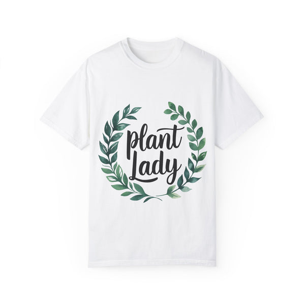 Plant Lady Unisex Garment-Dyed T-shirt - Perfect for Plant Lovers and Nature Enthusiasts