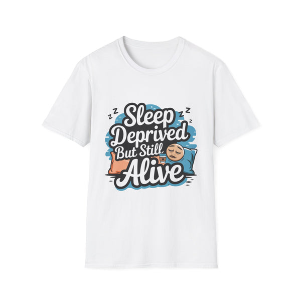 Sleep Deprived Unisex Softstyle T-Shirt - Fun and Comfy Sleepwear