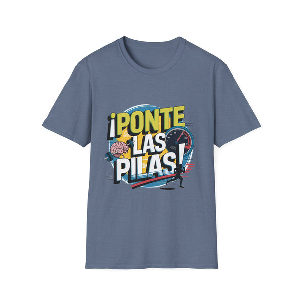 ¡Ponte Las Pilas! Motivational Unisex Softstyle T-Shirt