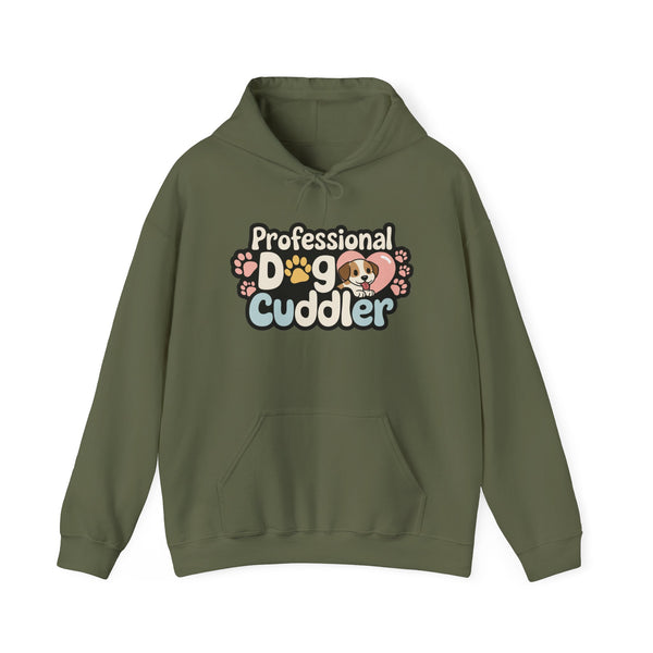 Professional Dog Cuddler Hoodie - Cozy Unisex Sweatshirt for Dog Lovers