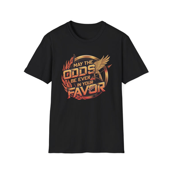 Unisex Softstyle T-Shirt - 'May the Odds Be Ever in Your Favor' - Perfect for Fans of Dystopian Fiction