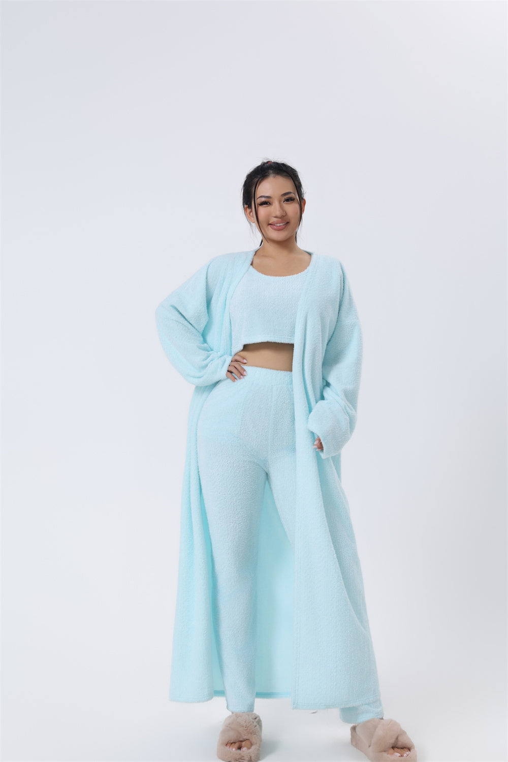 Cozy Pajama Set – 3-Piece Women’s Lounge & Pajama Set (Winter Loungewear)
